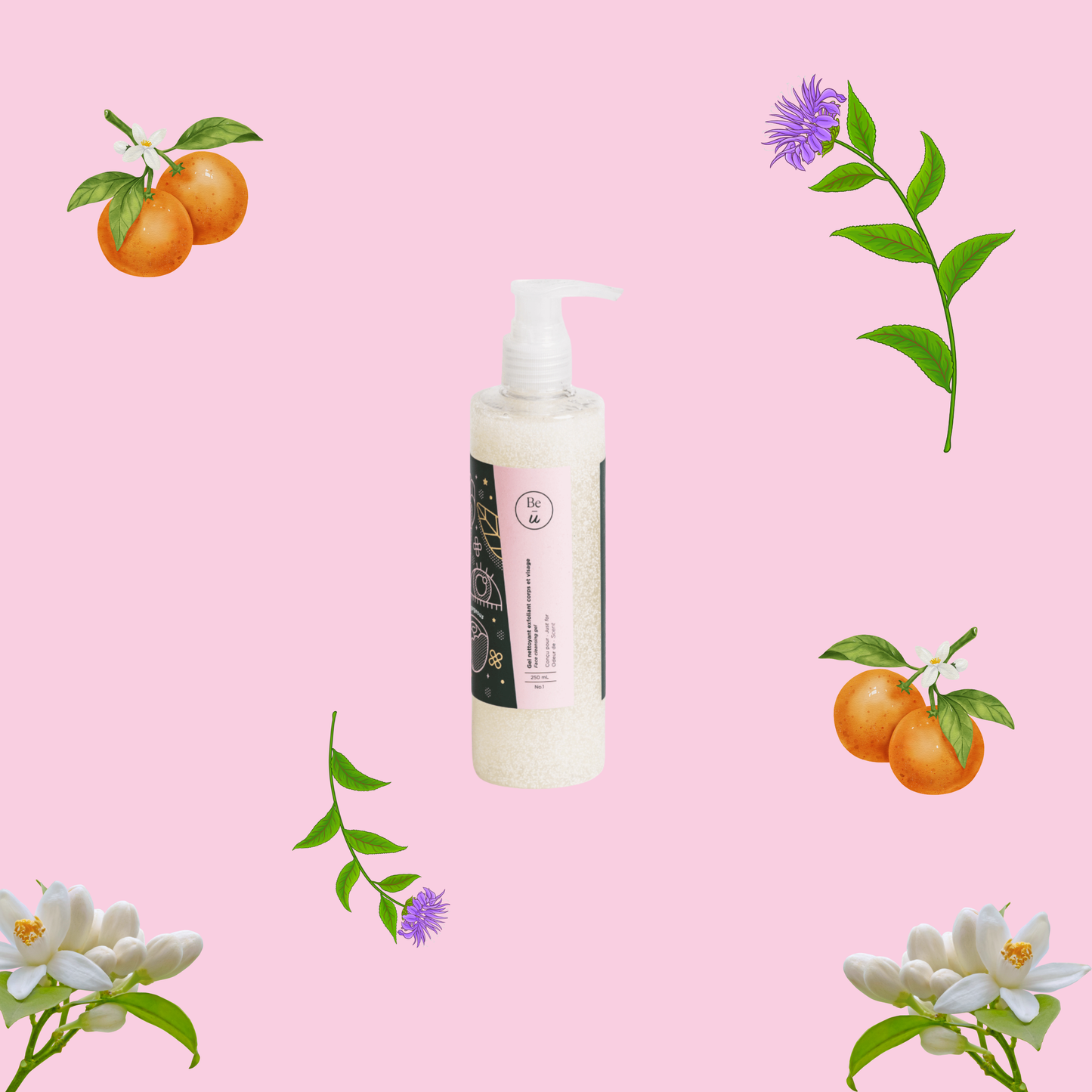 Gel nettoyant corporel 250ml - Senteurs printemps/été