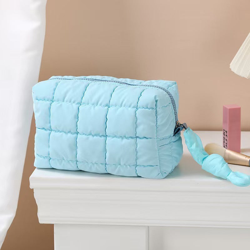 Trousse beauté bleue