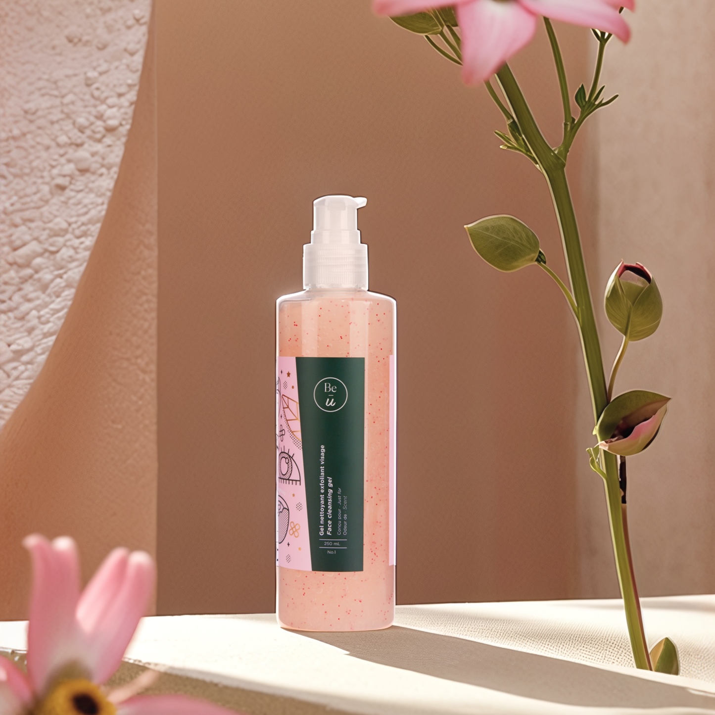 Facial cleansing gel