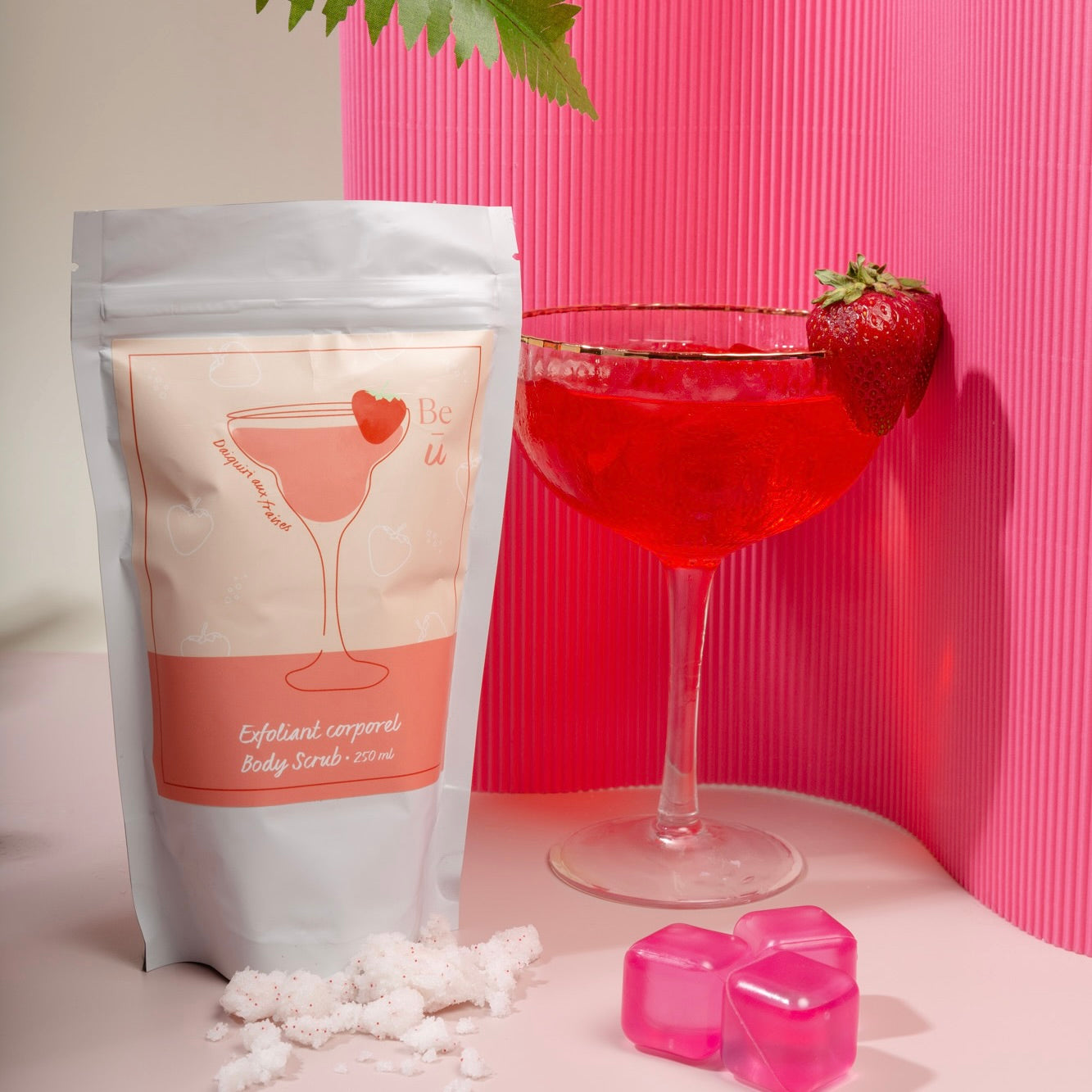 Exfoliant corporel - Daiquiri aux fraises