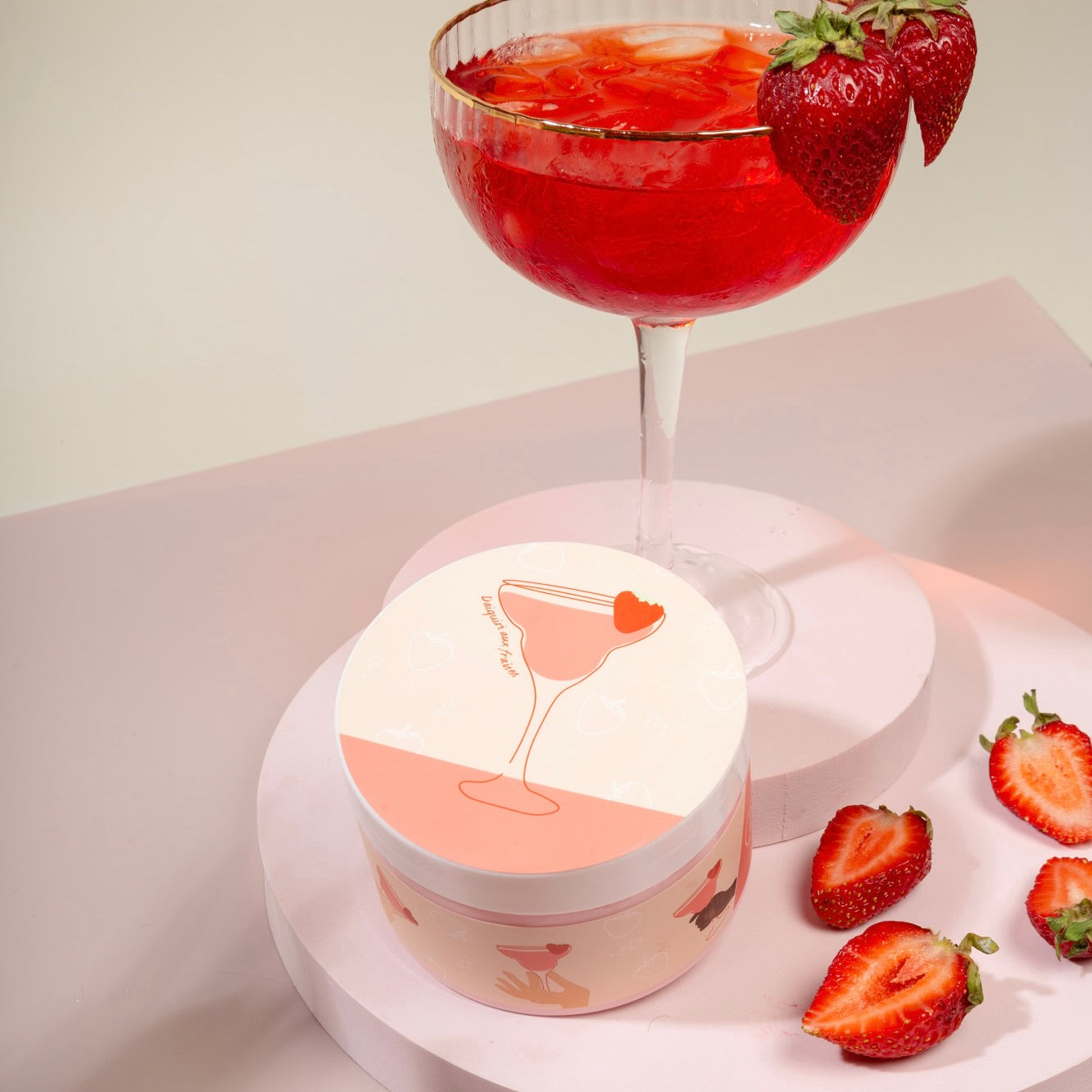 Beurre corporel - Daiquiri aux fraises