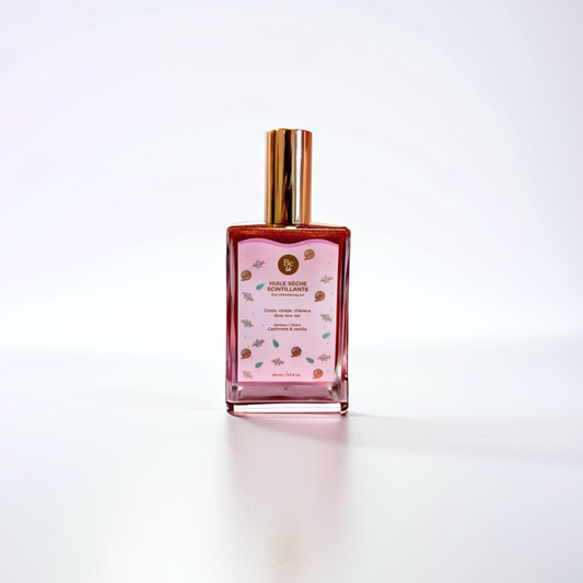 Shimmering dry oil