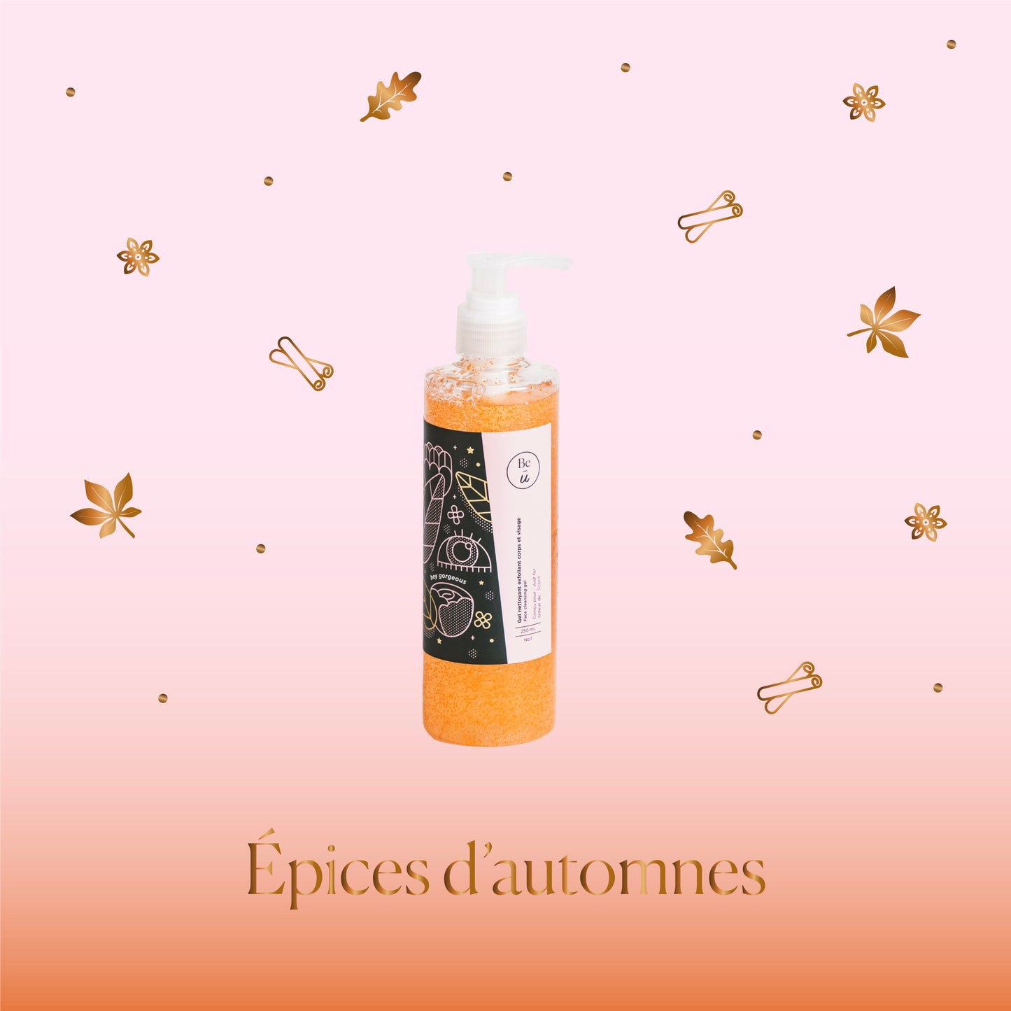 Gel douche corporel senteurs d'automne